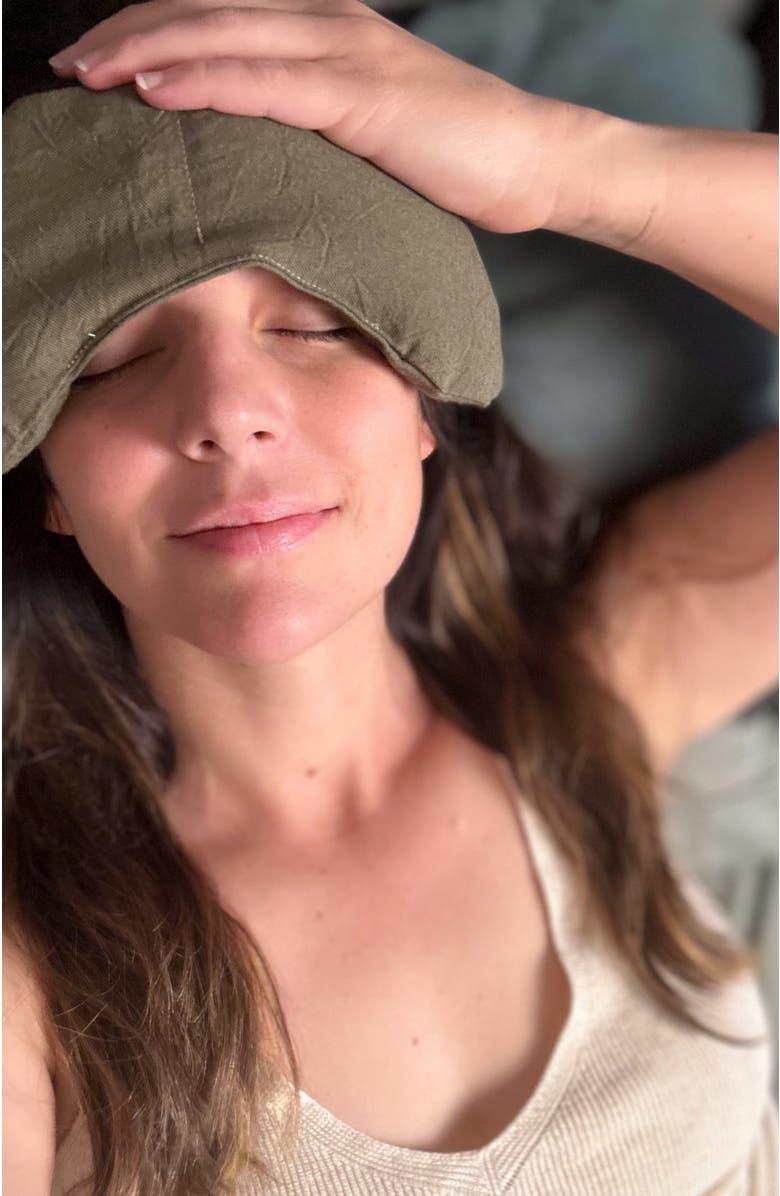 SLOW NORTH Eye Mask - Olive, Alternate, color, 