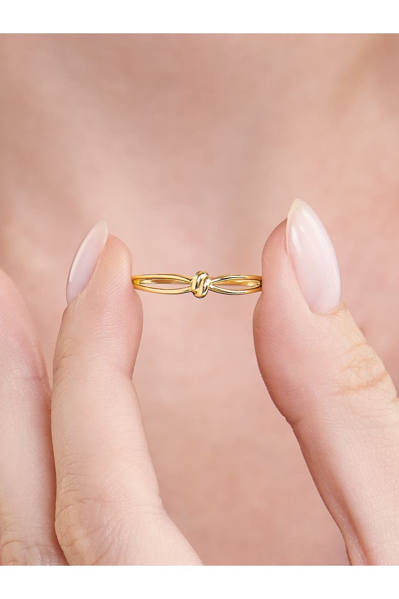 Knot Ring in 14K Gold, Alternate, color, Gold