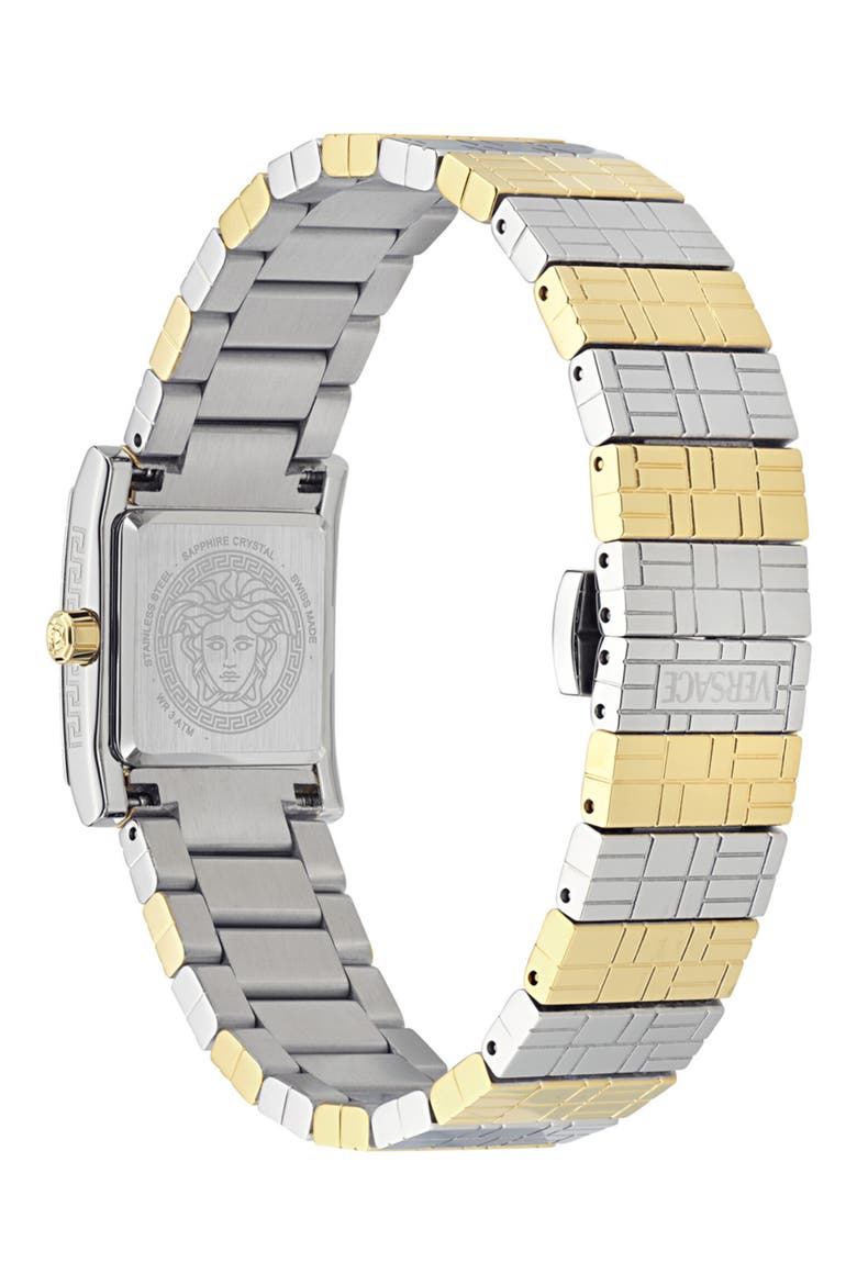 Mosaic Bracelet Watch, 22mm, Alternate, color, TT IPYG/SS