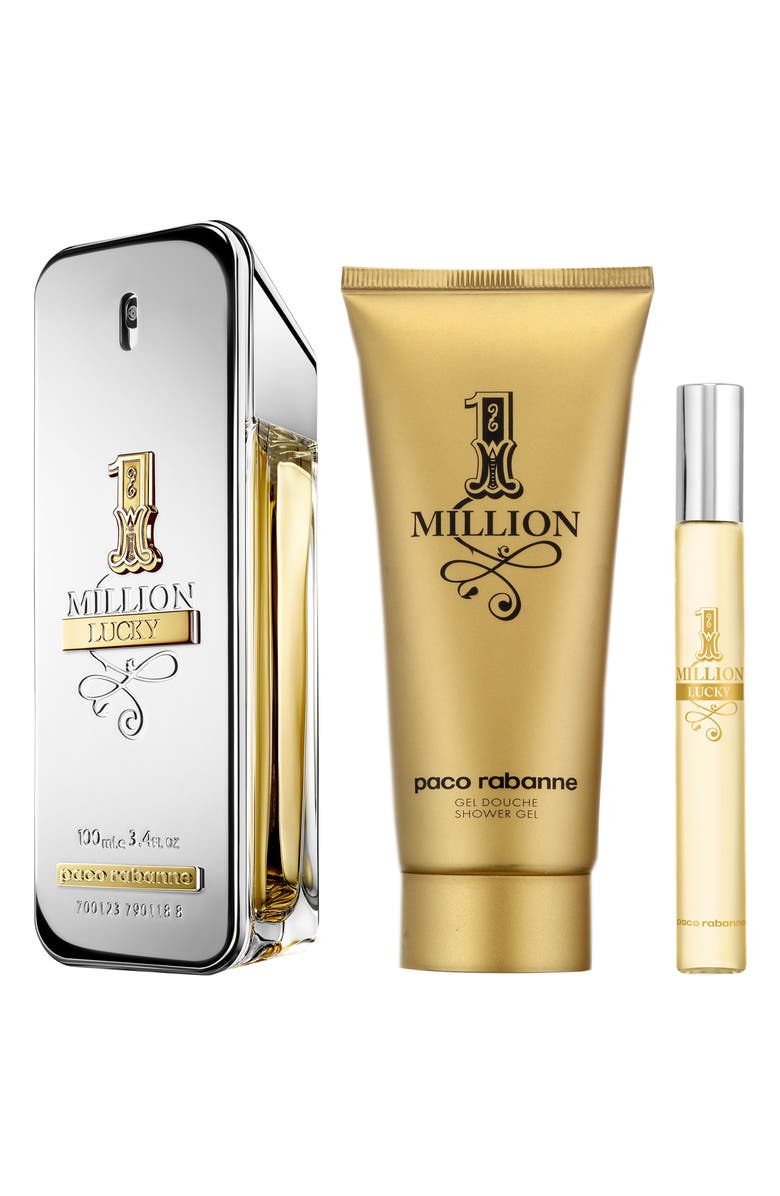 Rabanne paco rabanne 1 Million Lucky Eau de Toilette Set USD $124 Value, Alternate, color, 