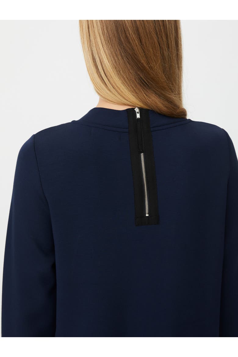 Goldine Round Neck Tunic Dress, Alternate, color, Navy Blazer