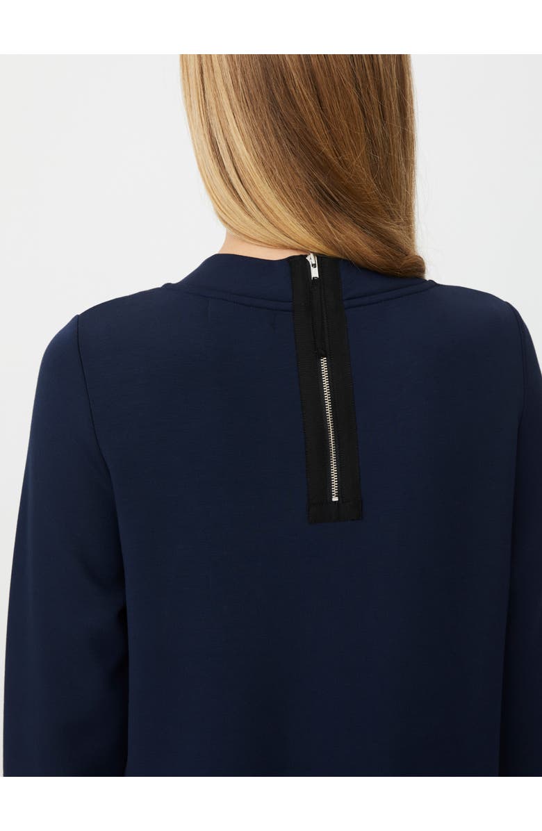 Masai Copenhagen Goldine Round Neck Tunic Dress, Alternate, color, Navy Blazer