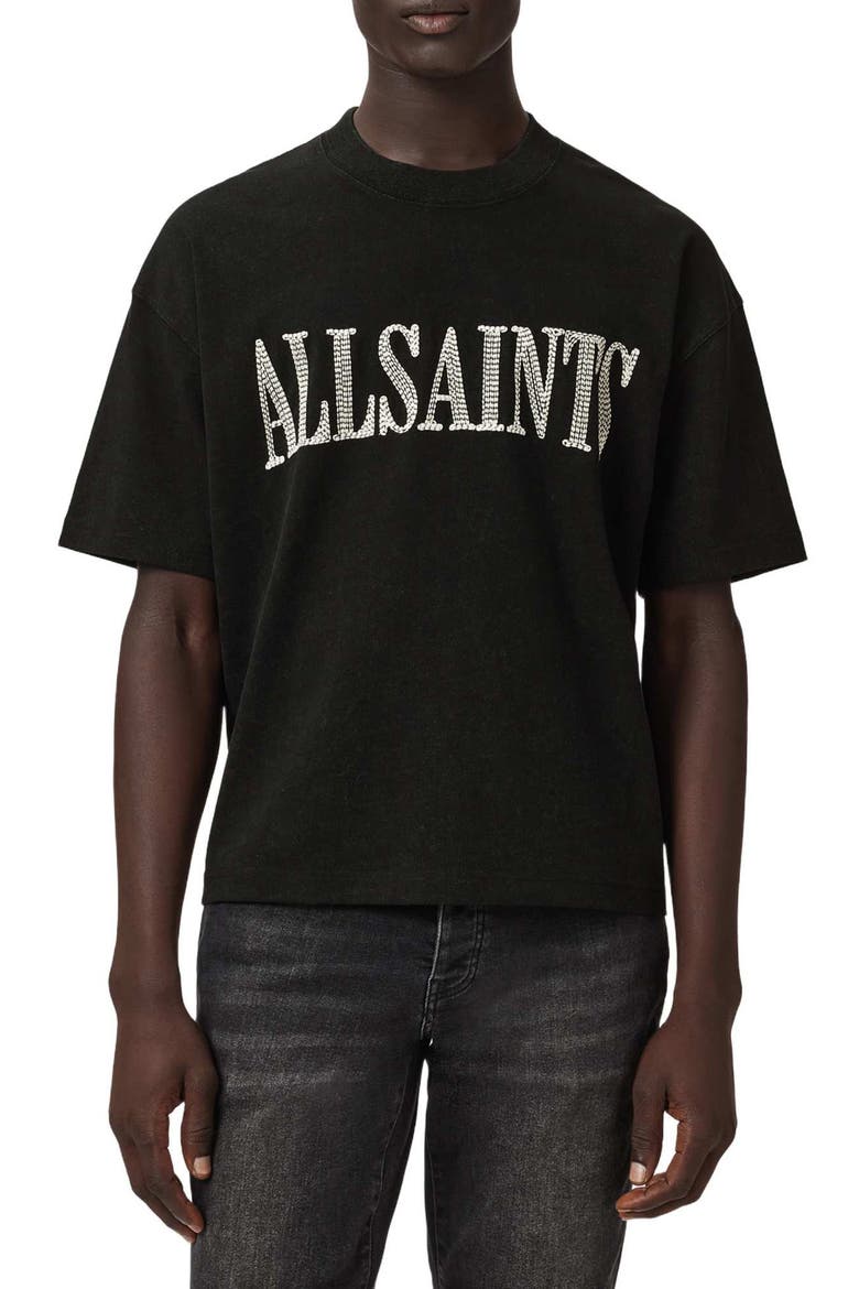 Dash Graphic T-Shirt, Main, color, WASHED BLACK
