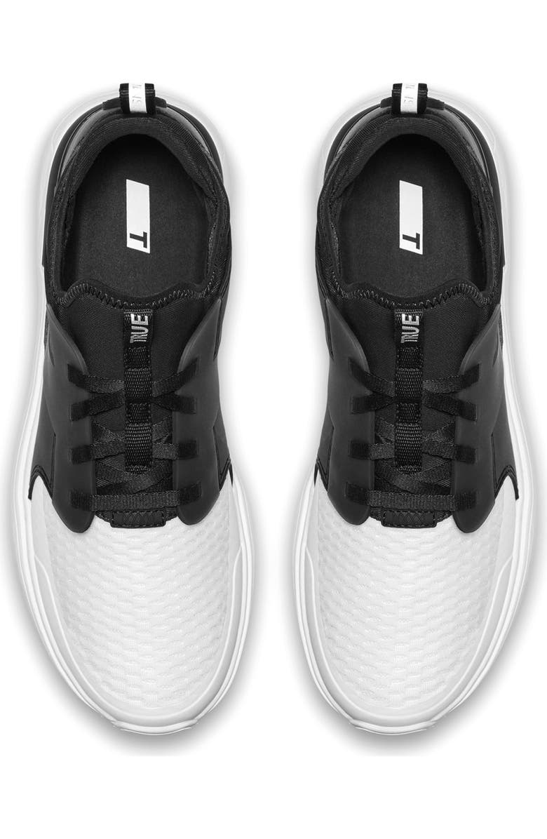 TRUE linkswear True Lux Waterproof Sneaker, Alternate, color, Black
