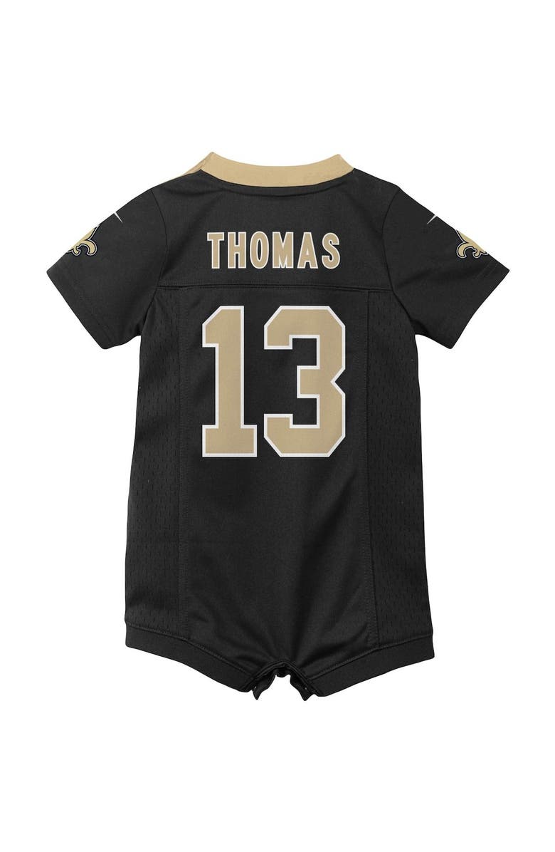 Nike Newborn & Infant Nike Michael Thomas Black New Orleans Saints Romper Jersey, Alternate, color,