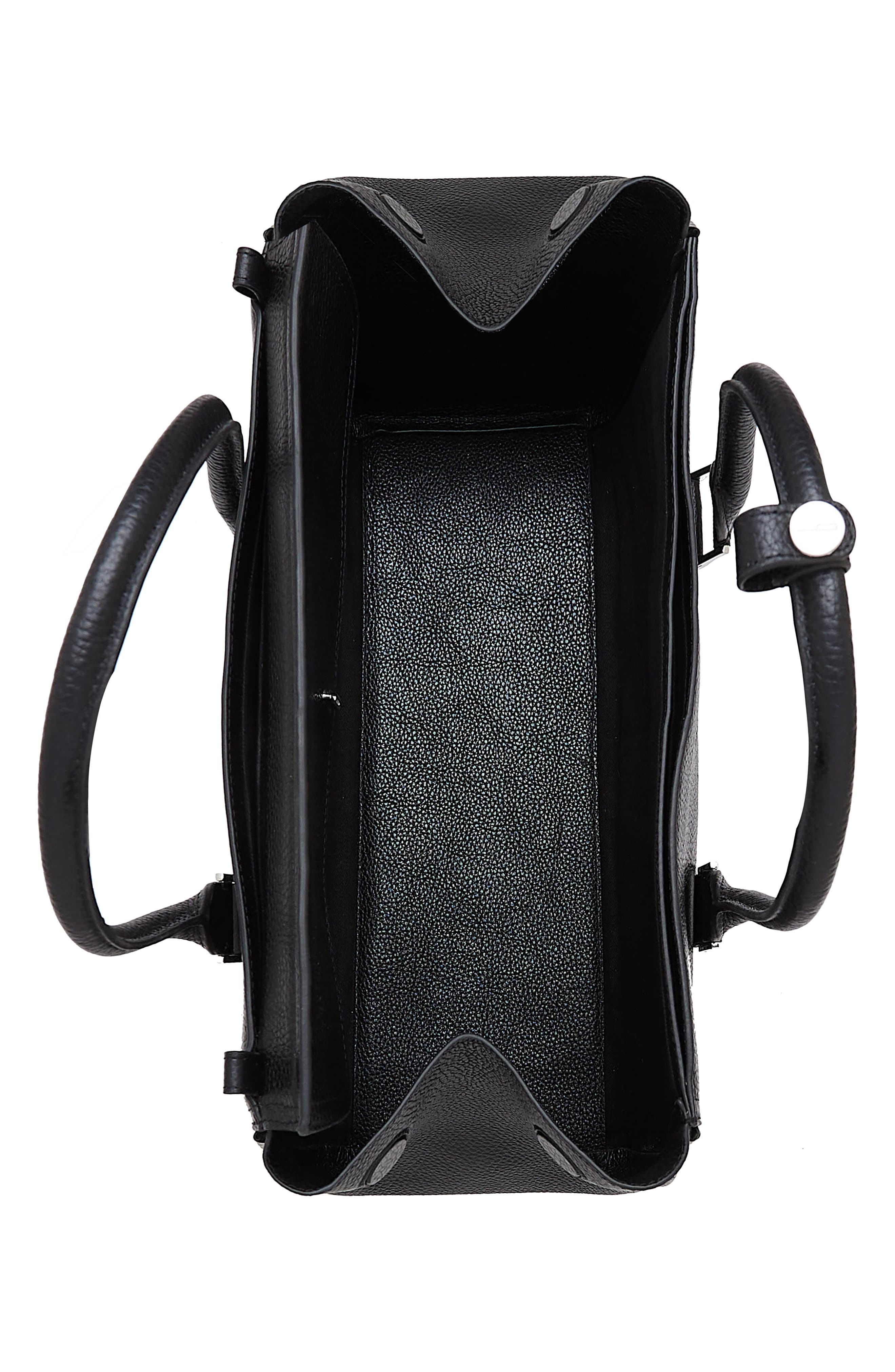 behno Large Coco Pebble Leather Satchel, Alternate, color, 