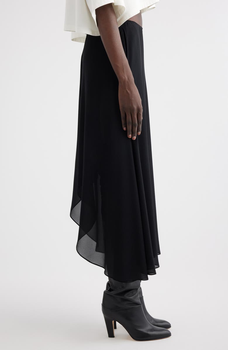 Chloé Sheer Silk Georgette Maxi Skirt, Alternate, color,