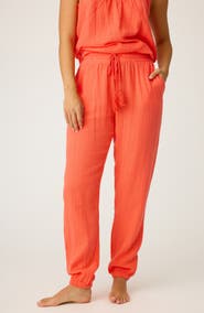 PJ Salvage Copacabana Cotton Gauze Lounge Joggers