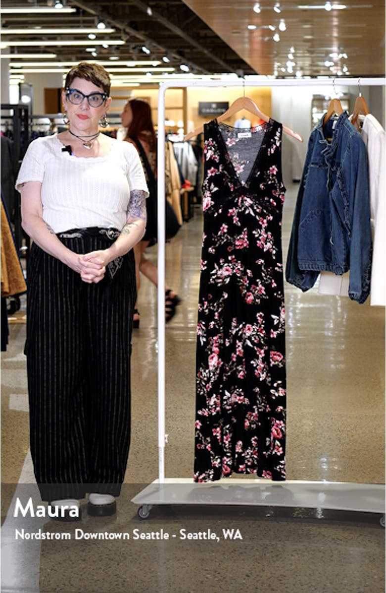 Lace Inset Sleeveless Dress, sales video thumbnail