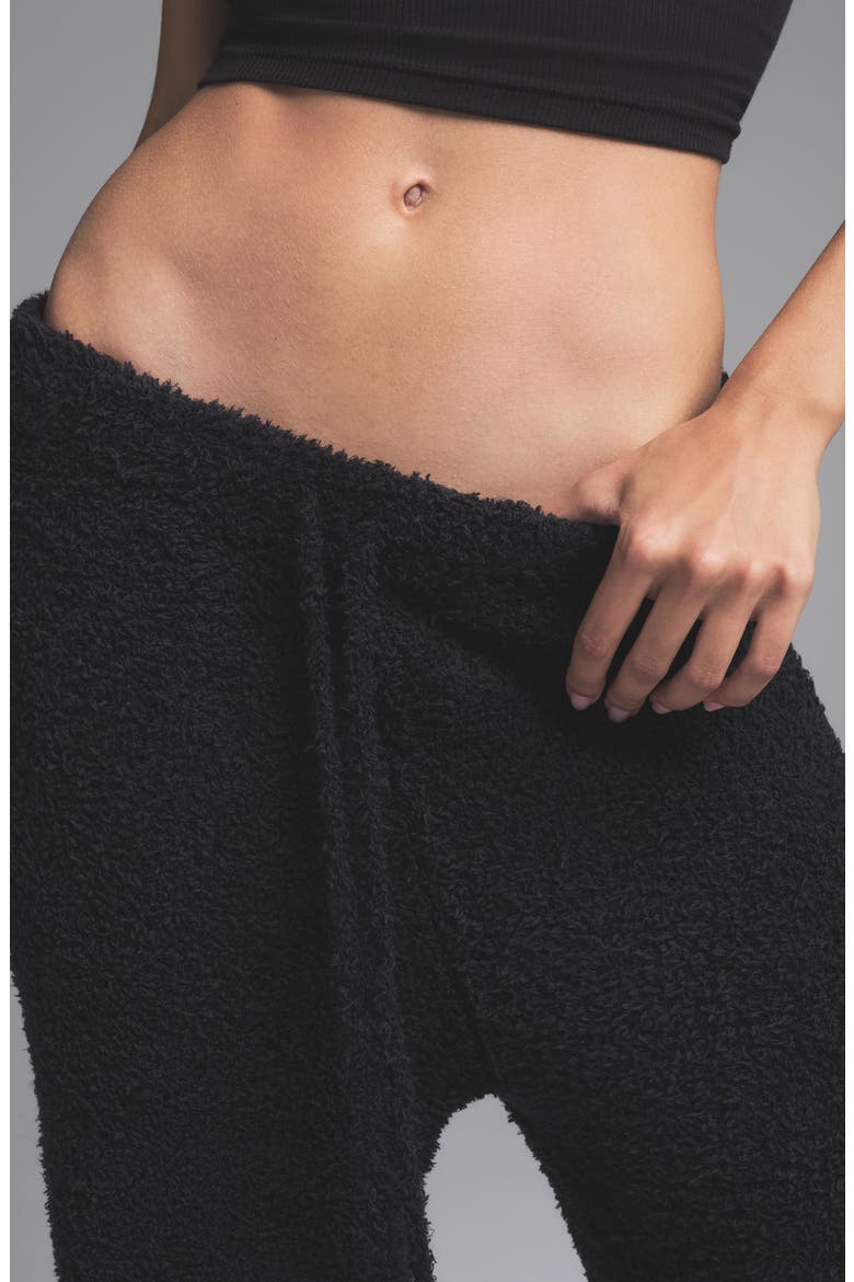 Cozy Knit Unisex Pants, Alternate, color, ONYX