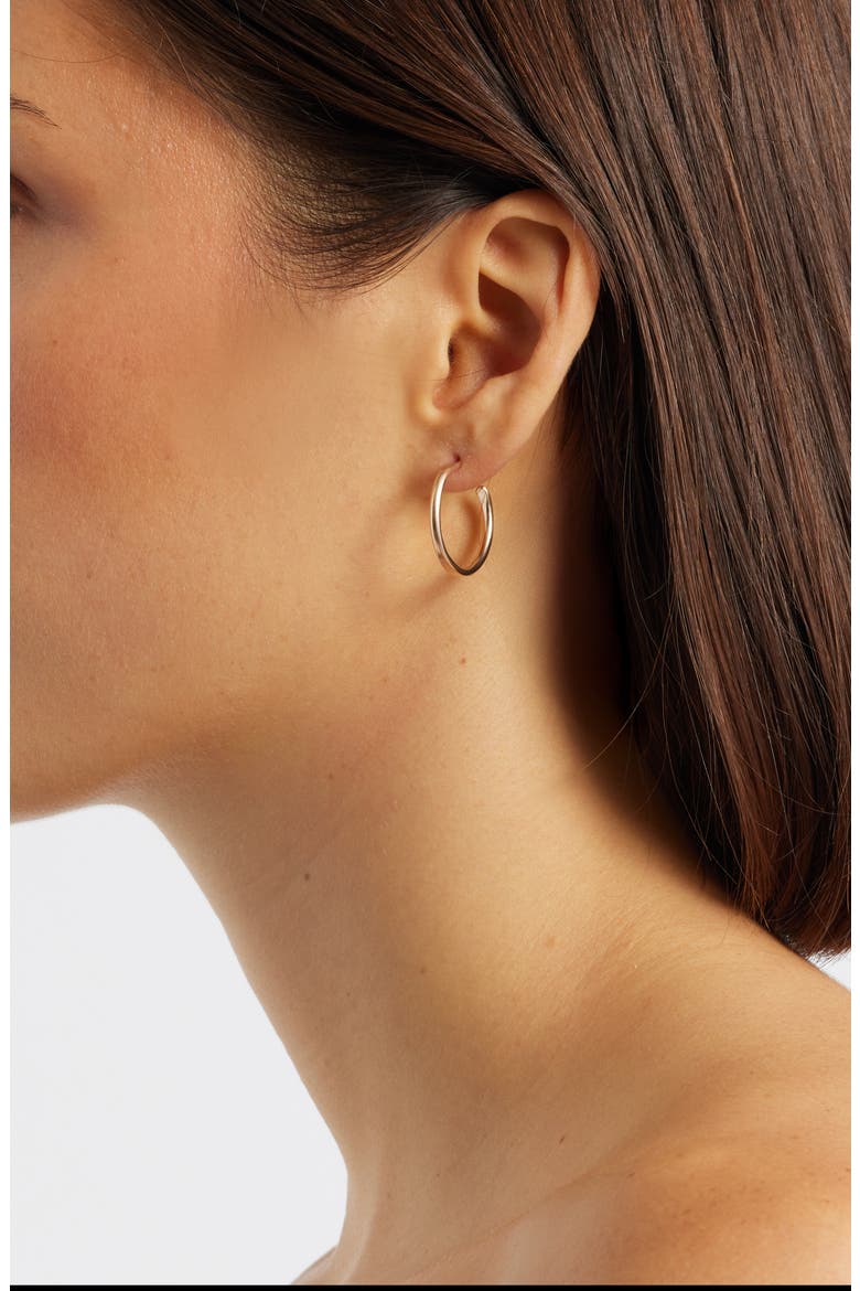 Small Loom Hoop Earrings, Alternate, color, GOLD FILL