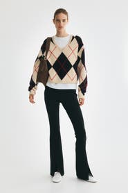 H&M Flared Creased Leggings