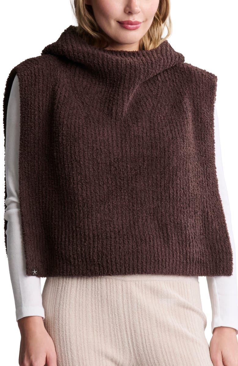 Barefoot Dreams<sup>®</sup> CozyChic<sup>®</sup> Rib Balaclava, Main, color, Umber