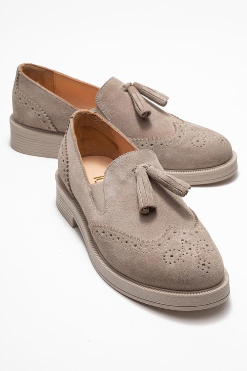 Forever & Always Shoes Alex Leather Tassel Loafers In Brown