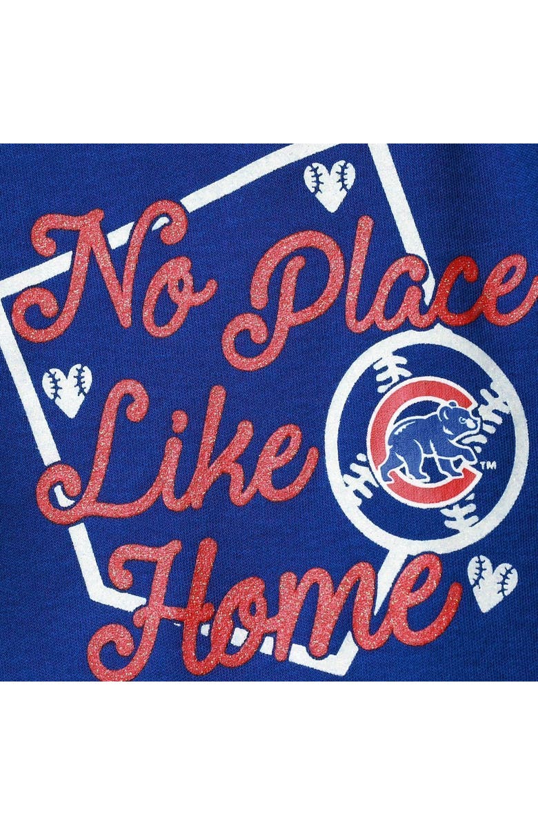 Outerstuff Girls Newborn & Infant Royal/Red Chicago Cubs Outfielder Bodysuit & Skirt Set, Alternate, color,