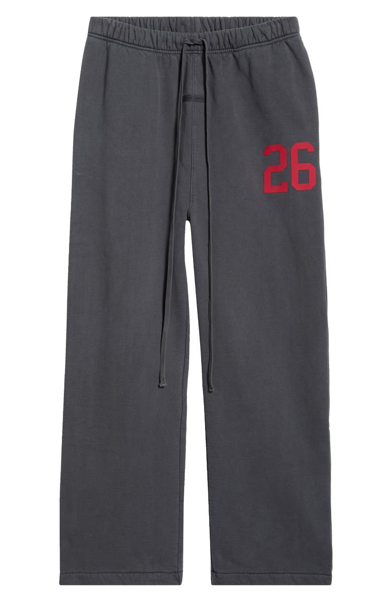 Fear of God Essentials Tearaway Cotton Sweatpants, Main, color, Iron Grey
