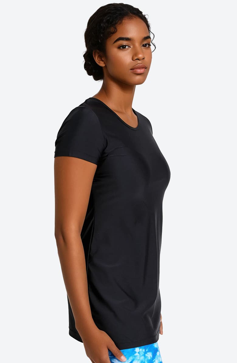 Calypsa Anna Swim Tunic, Alternate, color, Black