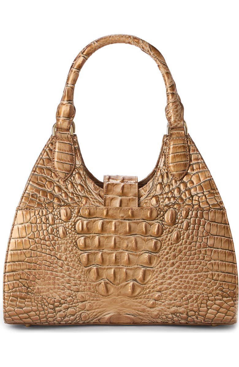 Brahmin Adrian Croc Embossed Leather Shoulder Bag, Alternate, color,