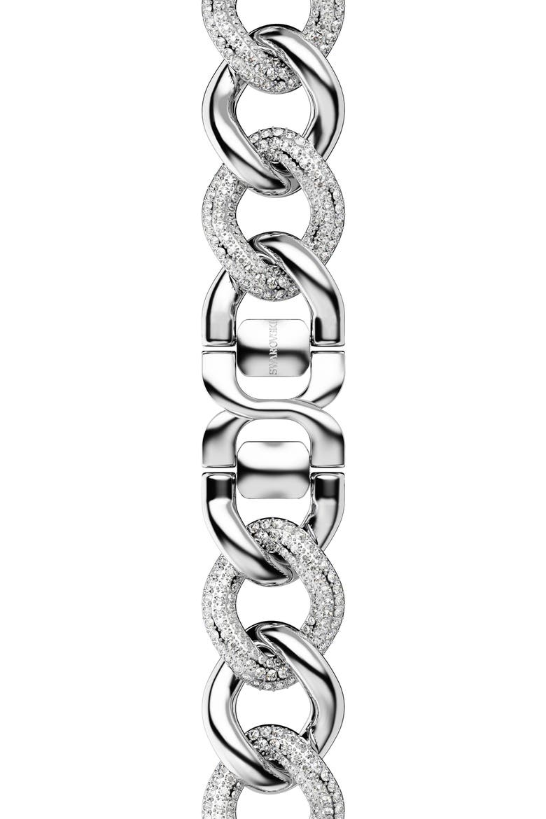 Sparkling Chain 20mm Apple Watch® Bracelet Watchband, Alternate, color, SILVER