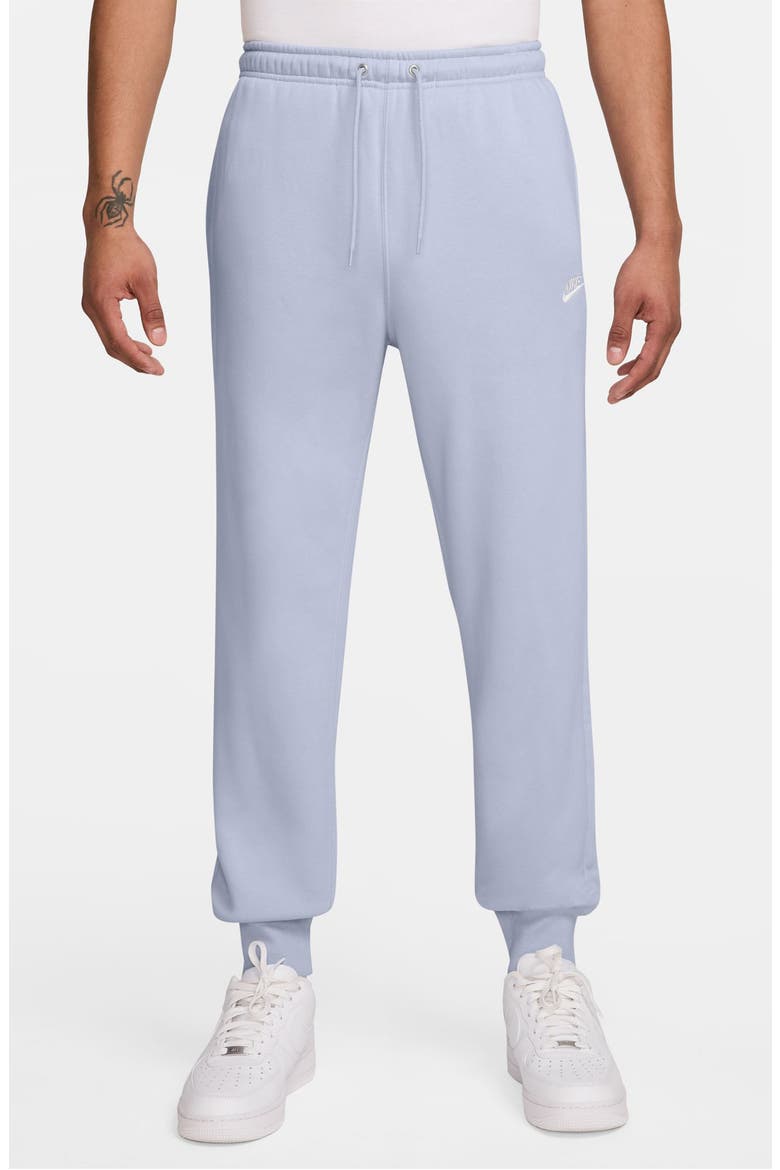 Club Fleece Joggers, Main, color, GHOST/ WHITE