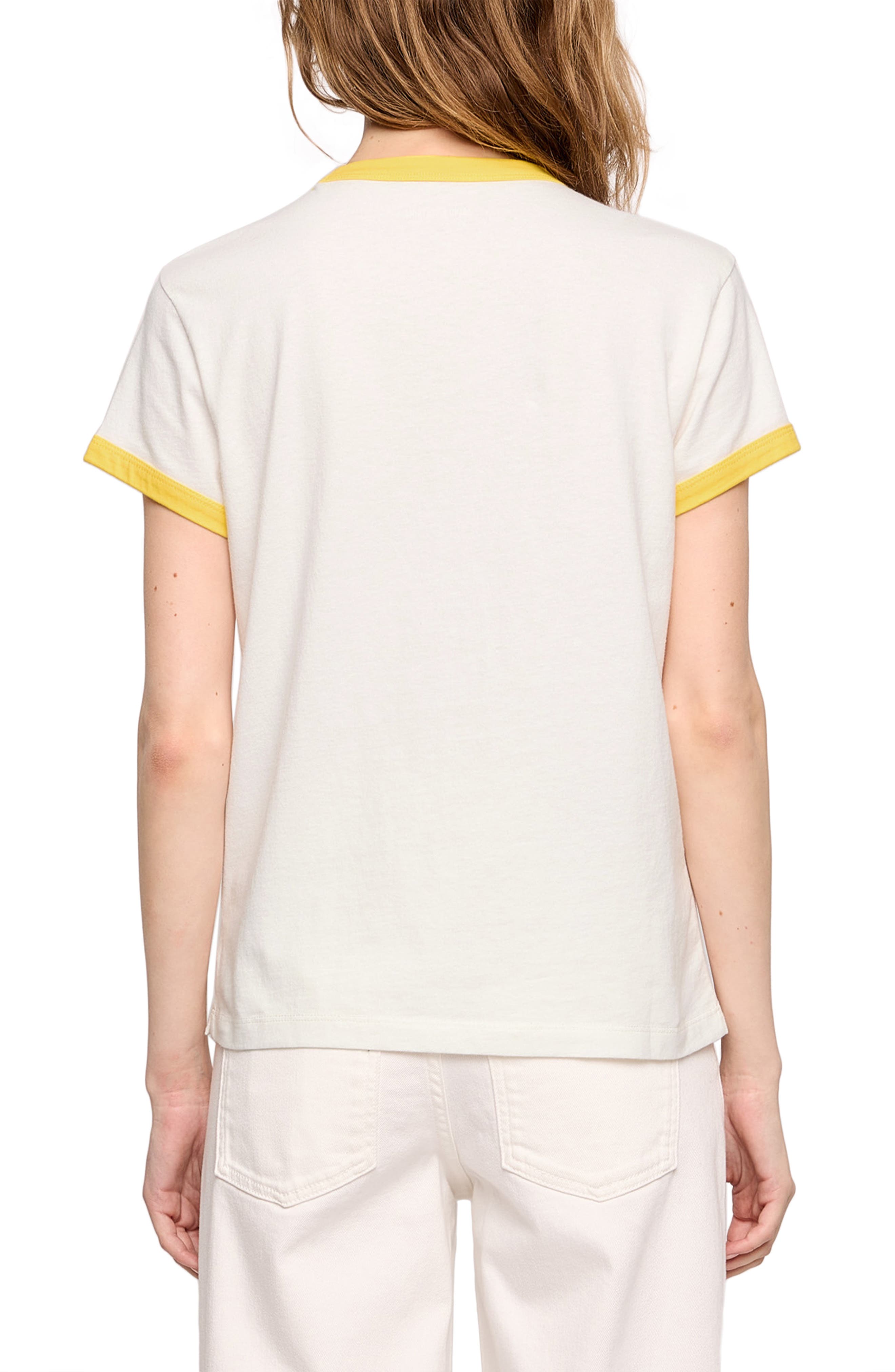 Logo Graphic Ringer Tee - image 2