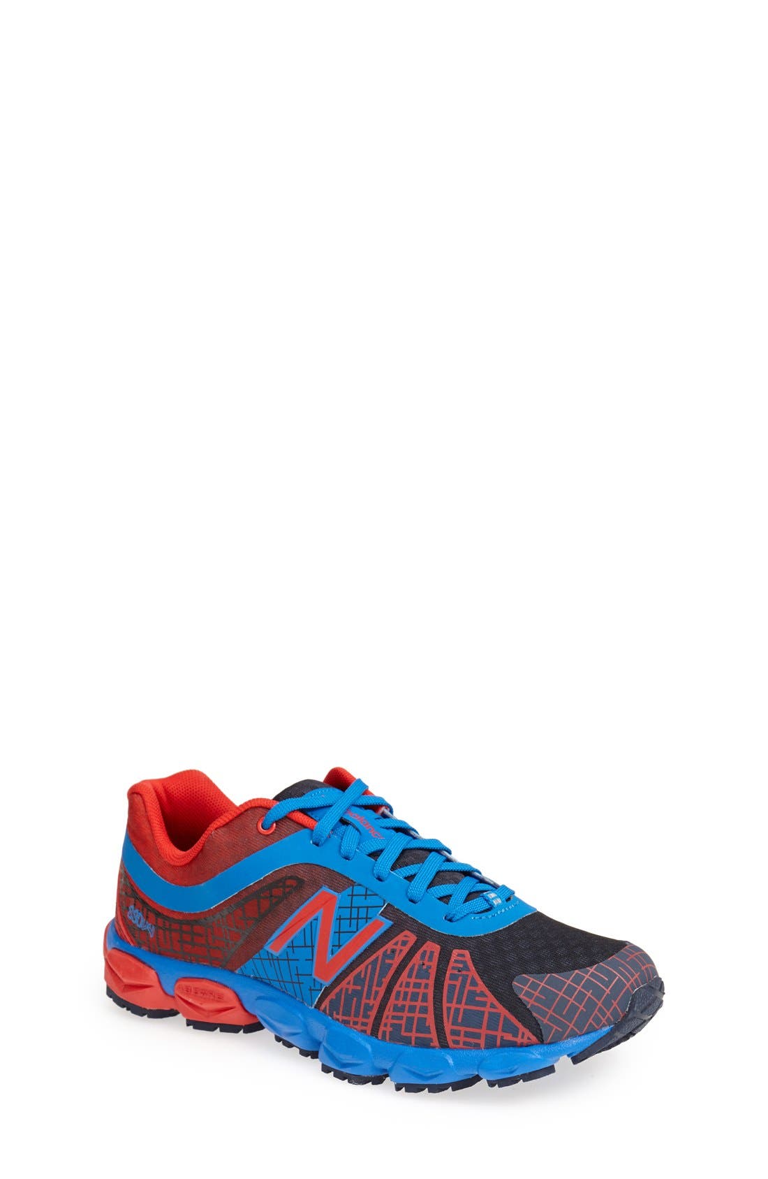 '890 V4 Takedown' Running Shoe, Main, color, BLUE/ RED