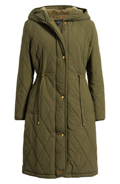 Quilted Hooded Coat