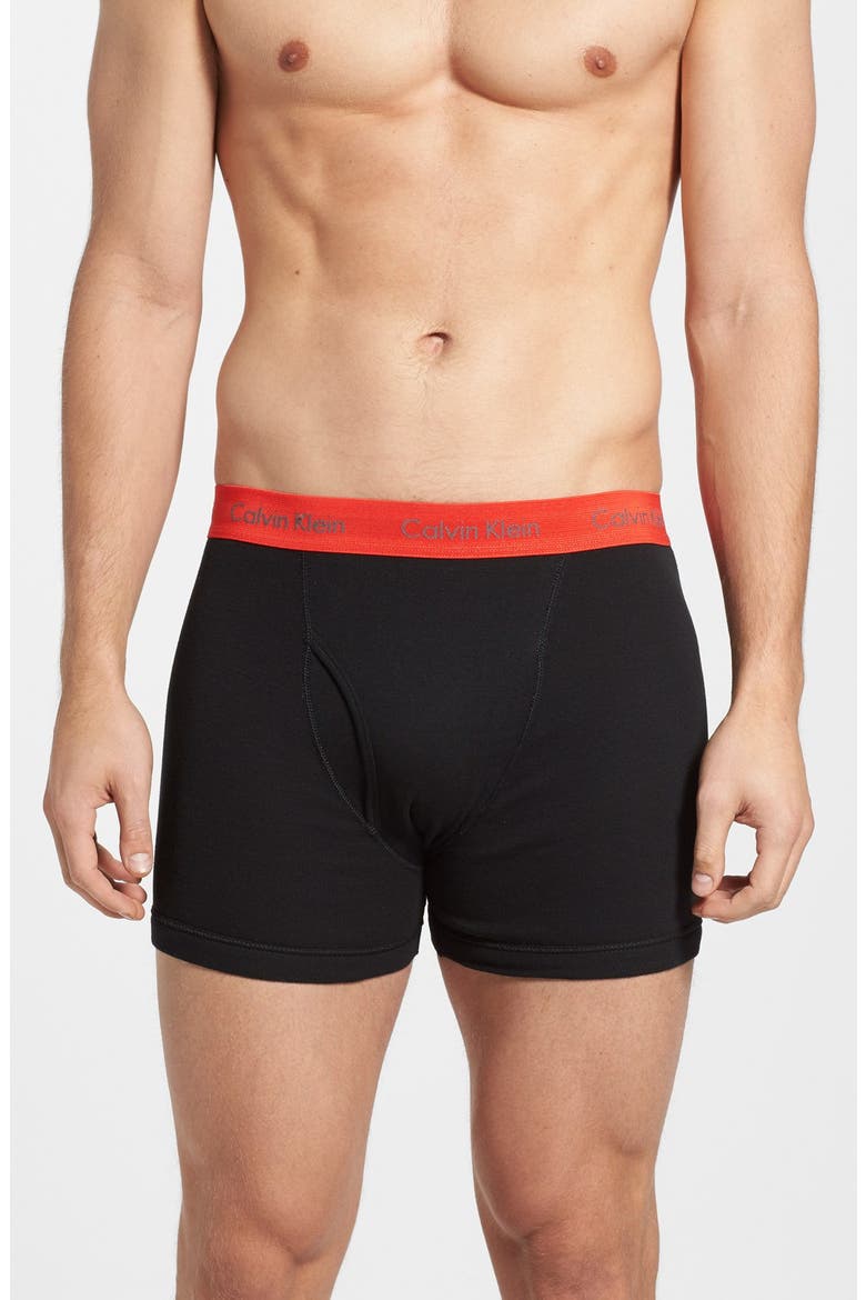 3-Pack Cotton Boxer Briefs, Alternate, color, BLACK MULTI