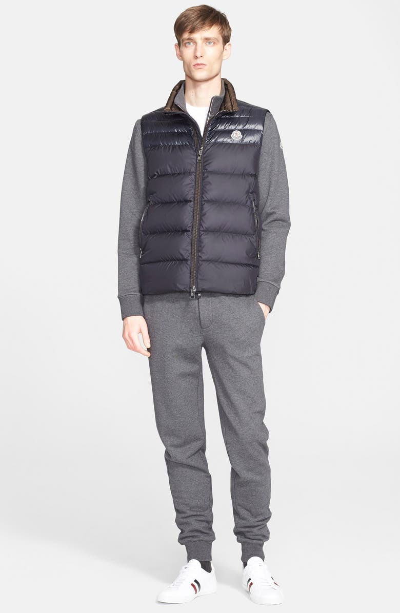 Moncler 'Dupres' Two-Tone Quilted Down Vest, Alternate, color, 