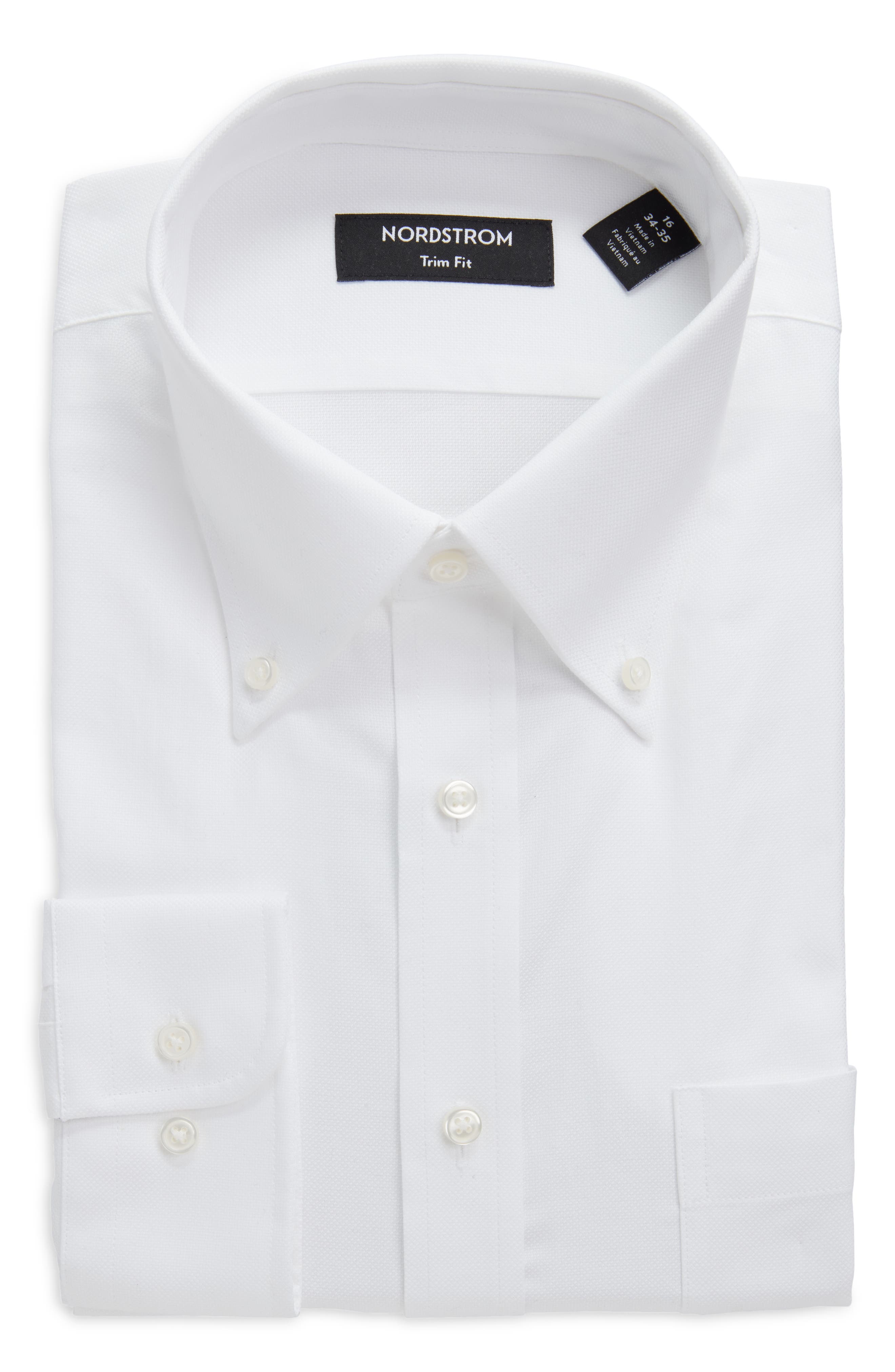 Nordstrom Trim Fit Royal Oxford Solid Dress Shirt | Nordstrom