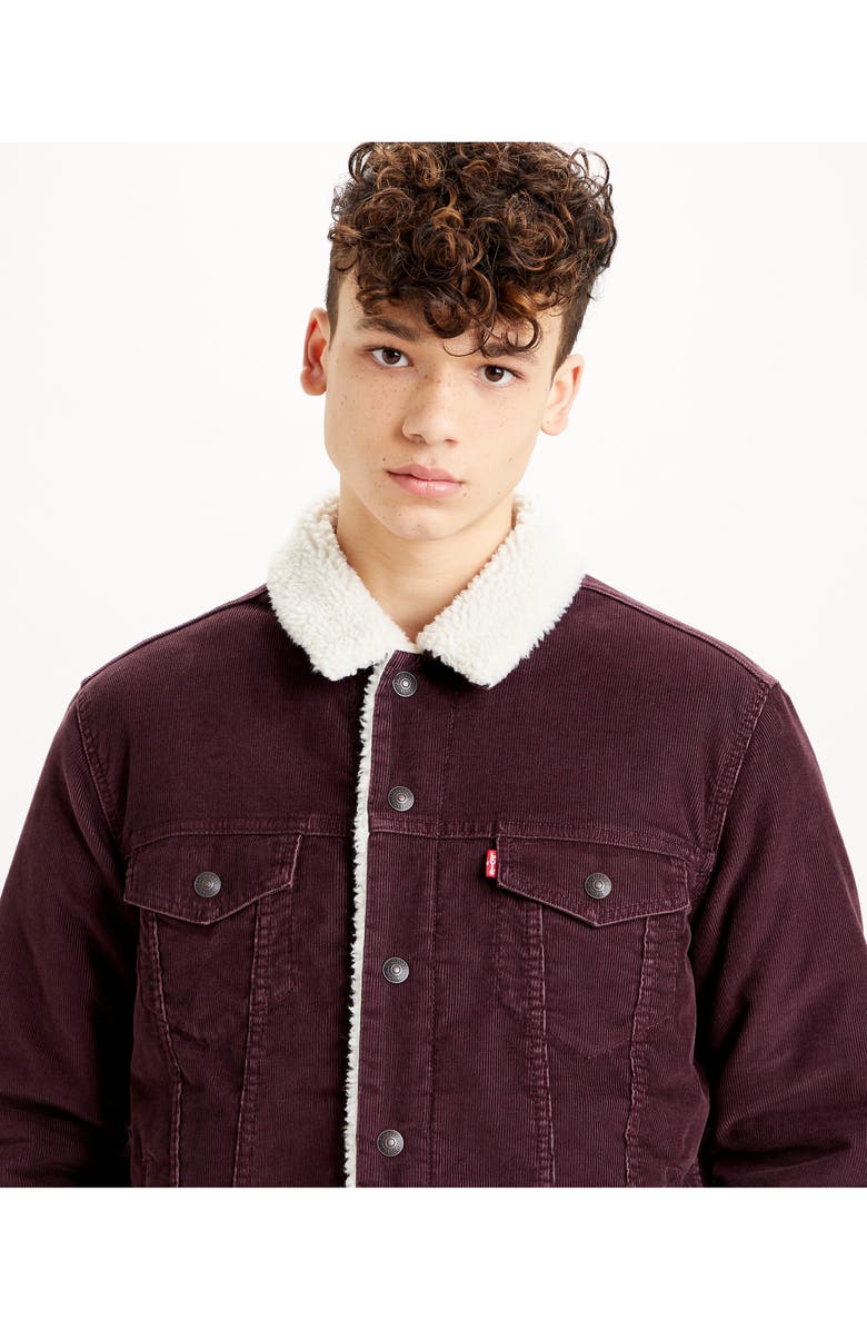 Levi's<sup>®</sup> Type 3 Fleece Lined Trucker Jacket, Alternate, color,