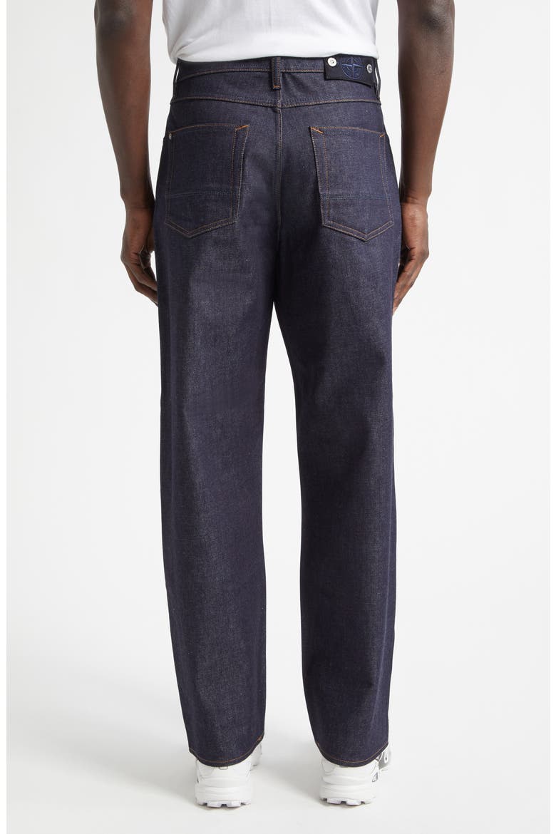 Five-Pocket Wide Leg Jeans, Alternate, color, BLUE RAW