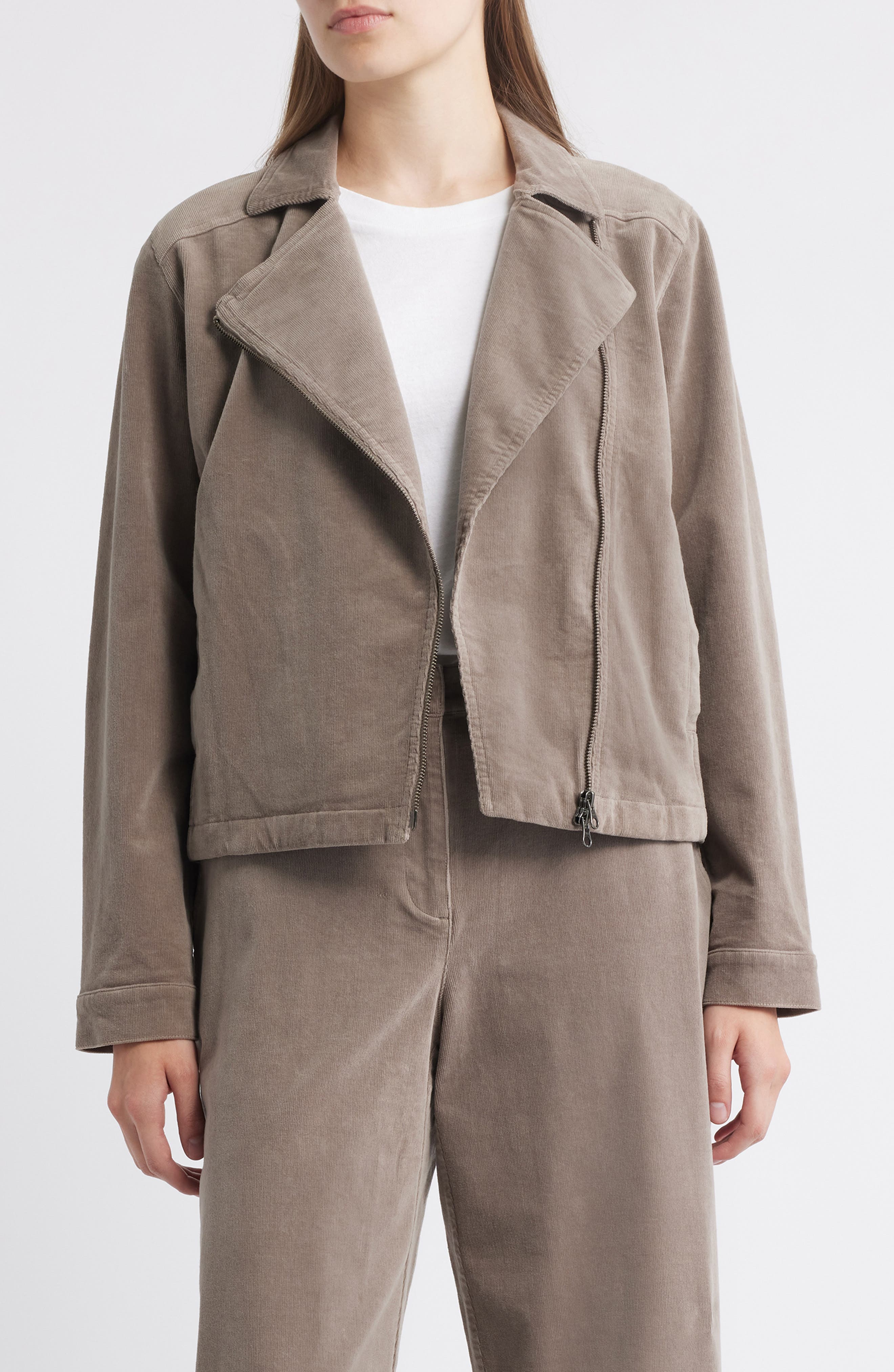Eileen Fisher Short Rider Jacket
