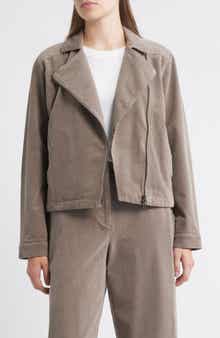 Eileen Fisher Short Rider Jacket