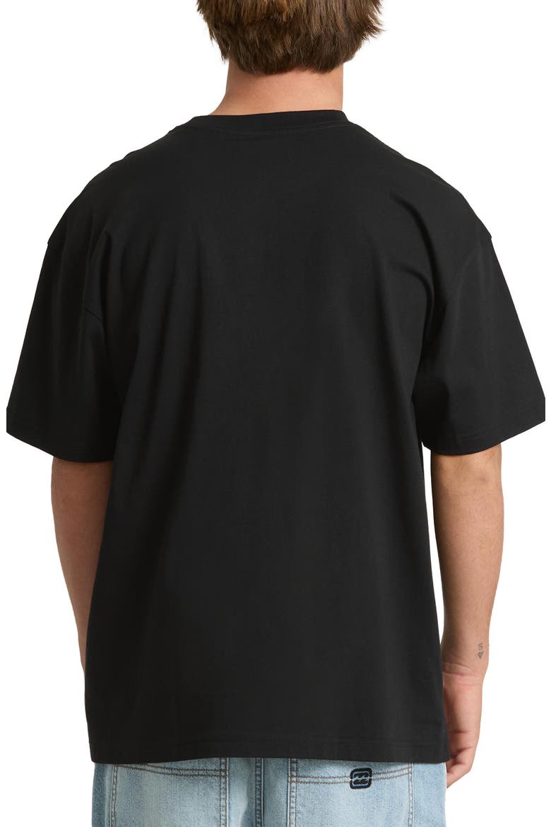 Immortal Blast Oversize Embroidered Cotton T-Shirt, Alternate, color, BLACK