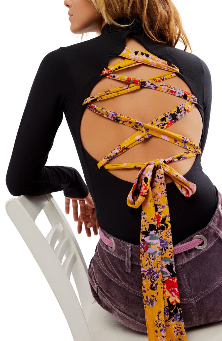 Free People Straps in the Back Bodysuit, Alternate, color,