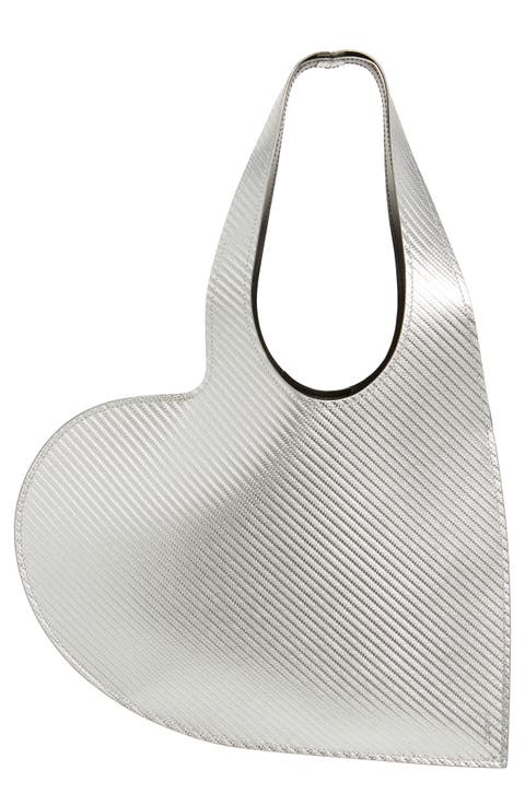 Mini Heart Leather Tote