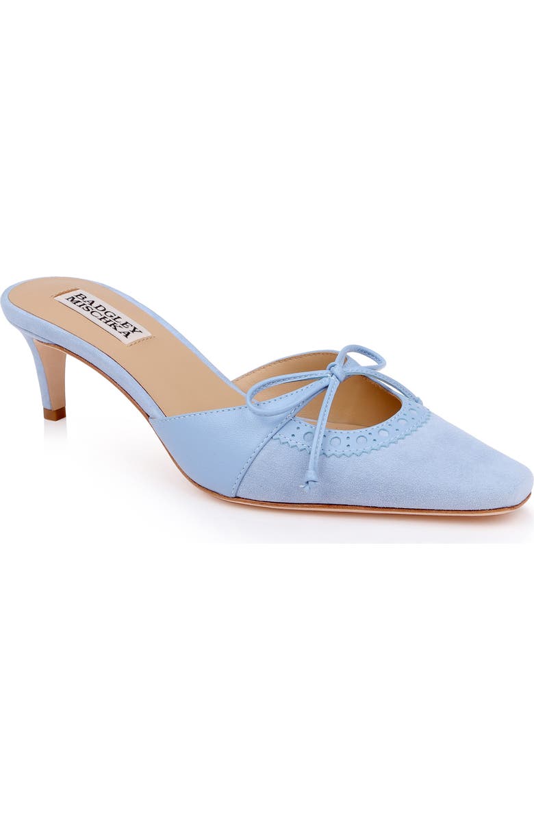 Badgley Mischka Collection Yannah Mule, Main, color, Blue Suede