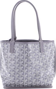 Pre-Owned Goyard Anjou Reversible Tote Coated Canvas Mini
