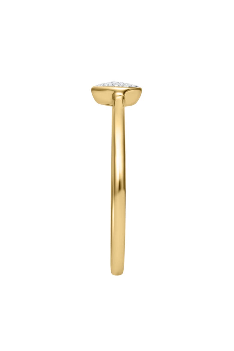 Thea Diamond Pave Heart Ring in 14K Gold - 0.09 ct, Alternate, color, 14K Yellow Gold