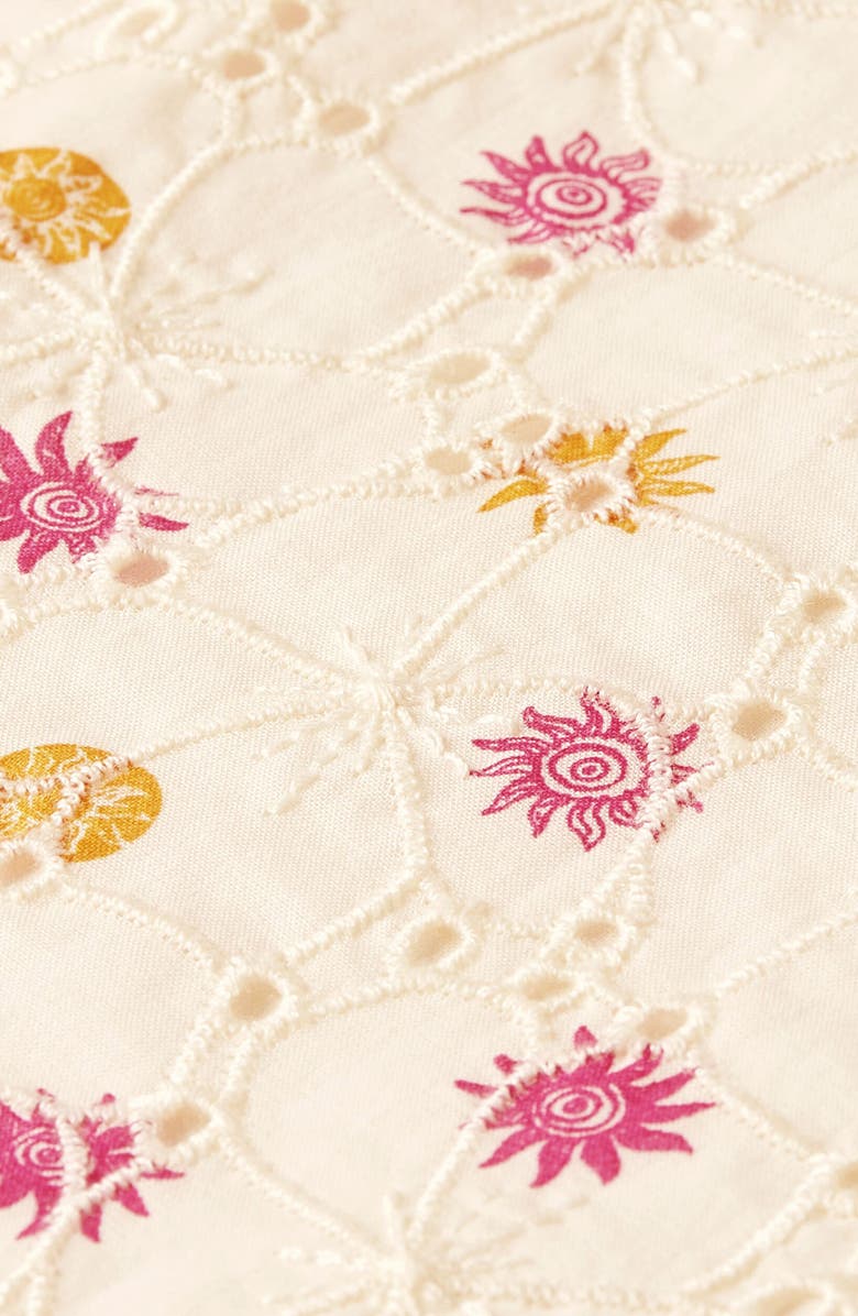 Scotch & Soda Kids' Eyelet Dress, Alternate, color, Foulard Multi