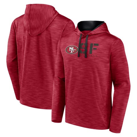 Men's Scarlet San Francisco 49ers Head Start Pullover Hoodie