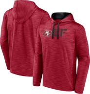 Logo Athletic Men's Scarlet San Francisco 49ers Head Start Pullover Hoodie