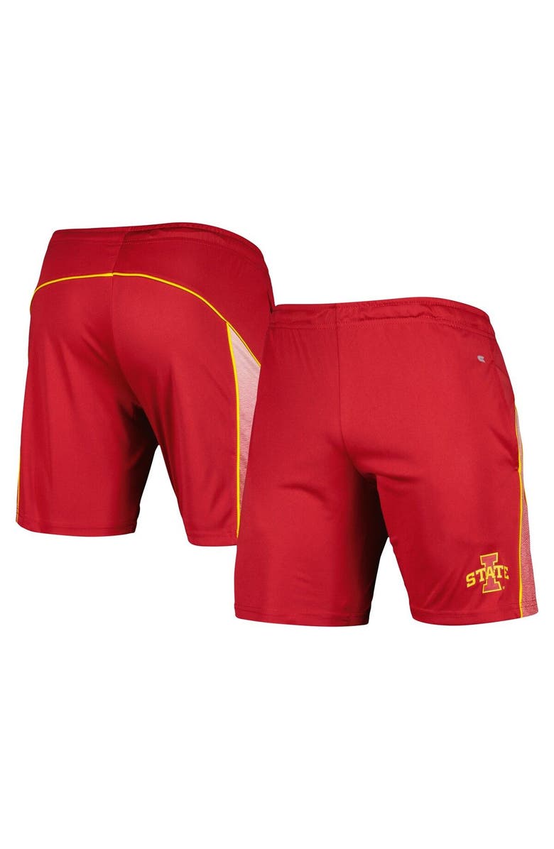 COLOSSEUM Men's Colosseum Cardinal Iowa State Cyclones Laws of Physics Shorts, Main, color, 