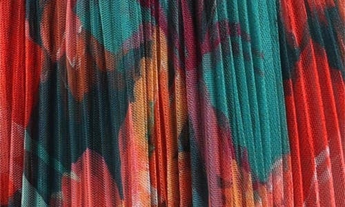 Hutch Smocked Tulle Gown In Multi