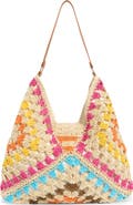 Dolce Vita Bloom Straw Shoulder Bag