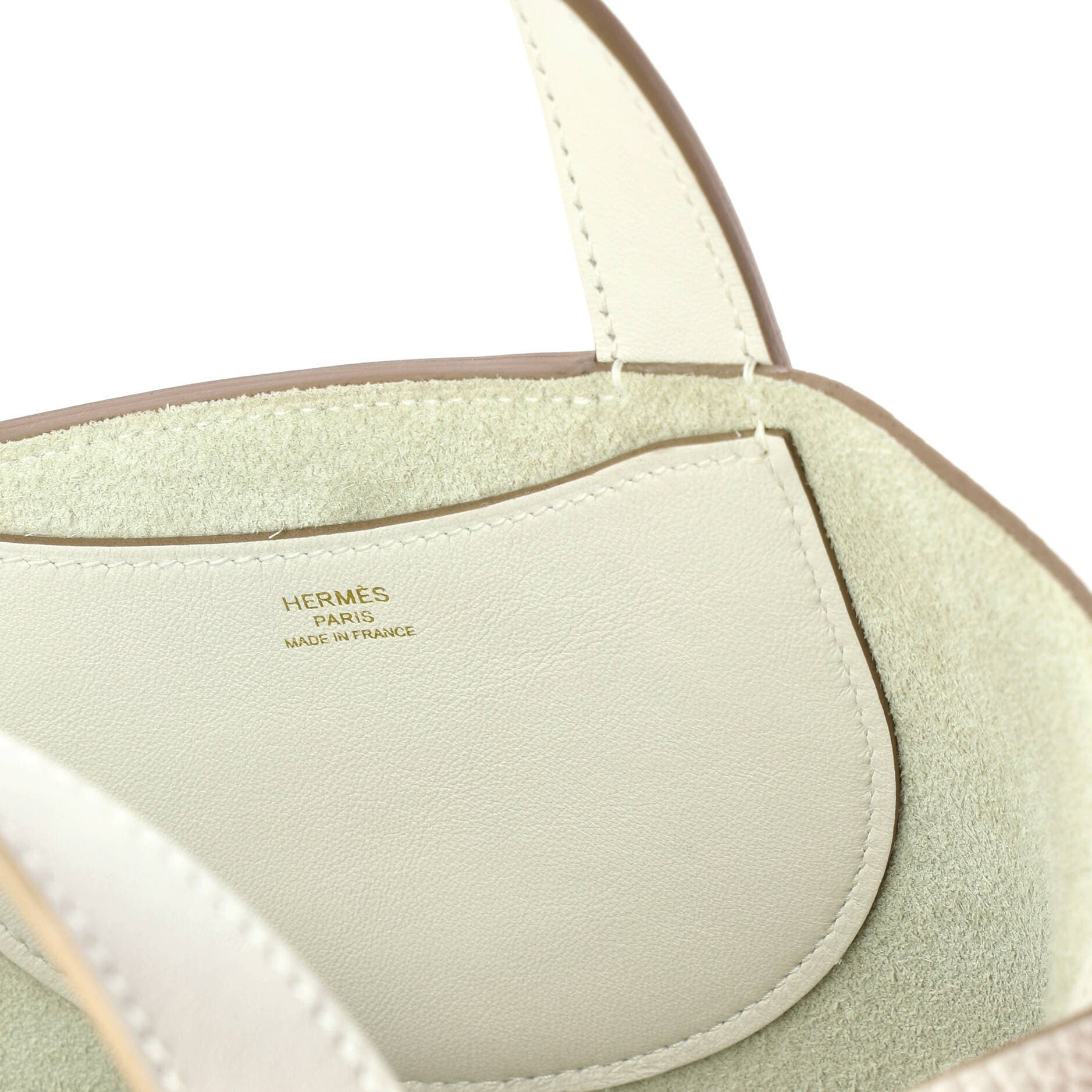 Pre-Owned Hermes In-The-Loop Bag Clemence with Swift 18, Alternate, color, Gris Pale