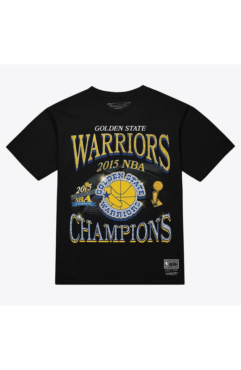 Mitchell & Ness Men's Mitchell & Ness Black Golden State Warriors Champions Era T-Shirt, Main, color, Black