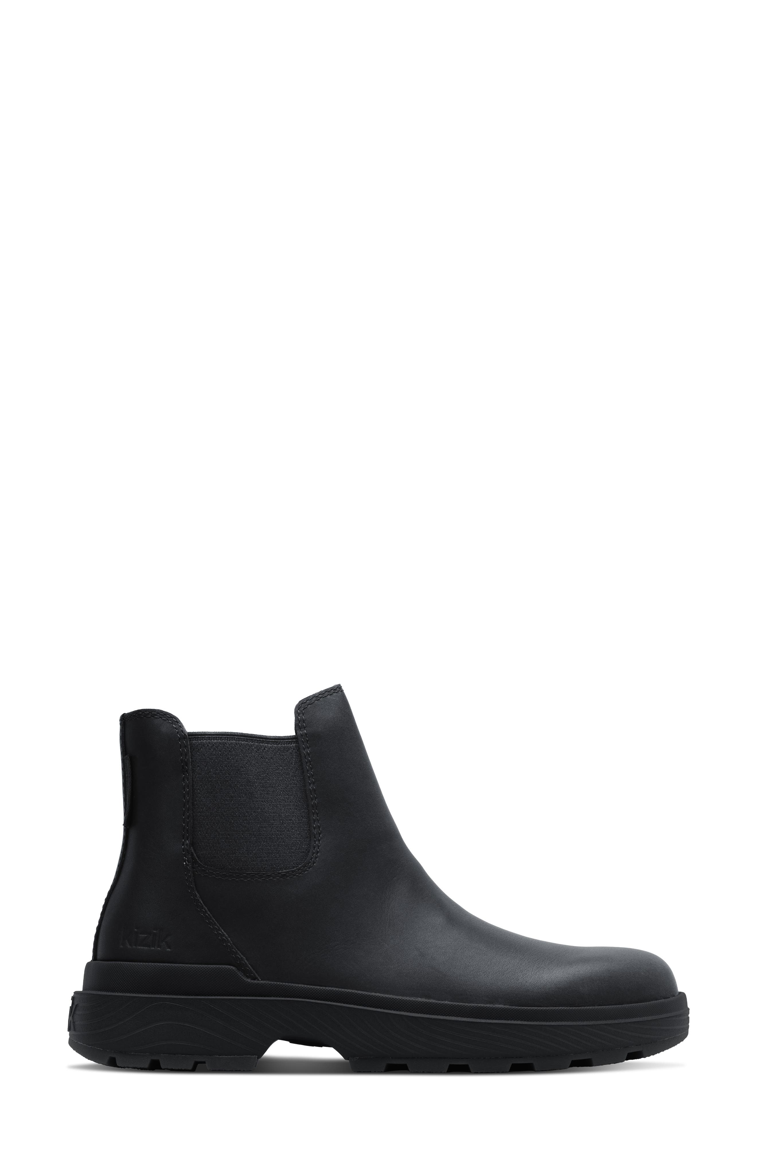 Sierra Waterproof Chelsea Boot, Alternate, color, BLACKOUT