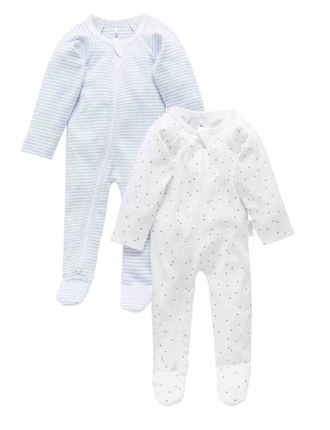 2 Pack Zip Footie